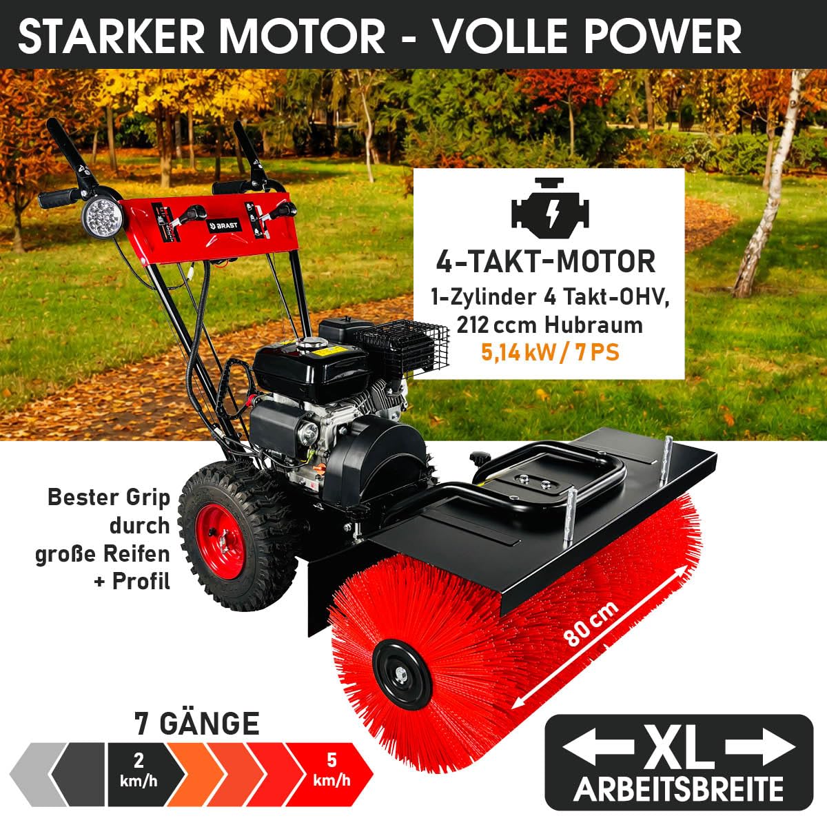 brast-kehrmaschine-benzin-3in1-80cm-7ps-elektrostart image 2
