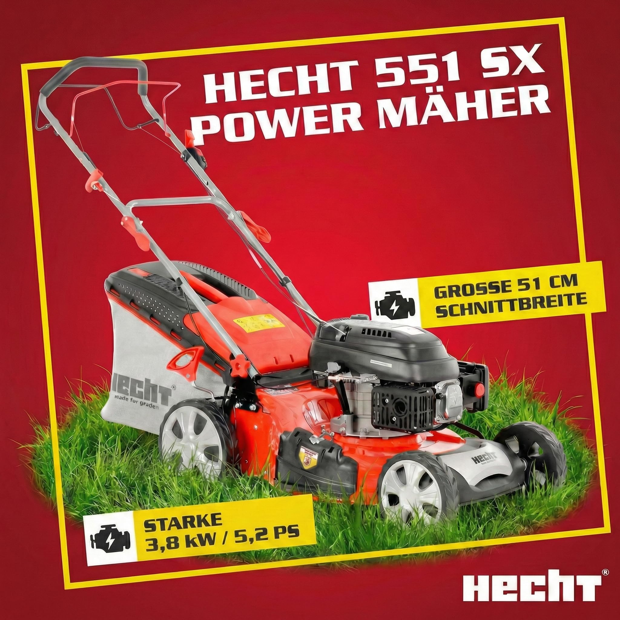 hecht-benzin-rasenm-her-51cm-5-2ps-mit-antrieb-und-70l-korb image 2