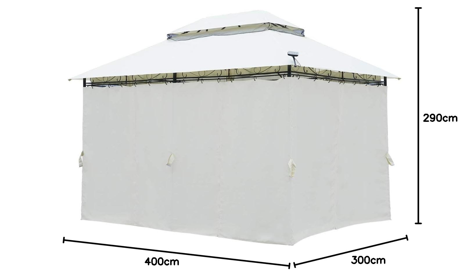 brast-pavillon-easiness-3x4m-stahl-beige-t-v-gepr-ft image 8