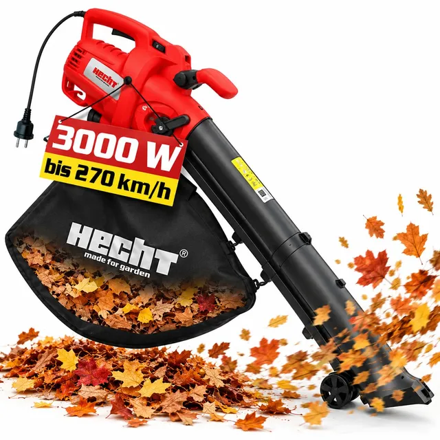 hecht-elektro-laubsauger-laubbl-ser-3000w-mit-h-cksler-45l image 1