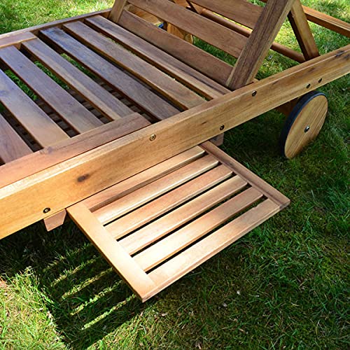 hecht-resort-a-lounger-gartenliege-akazienholz-mit-tisch image 4