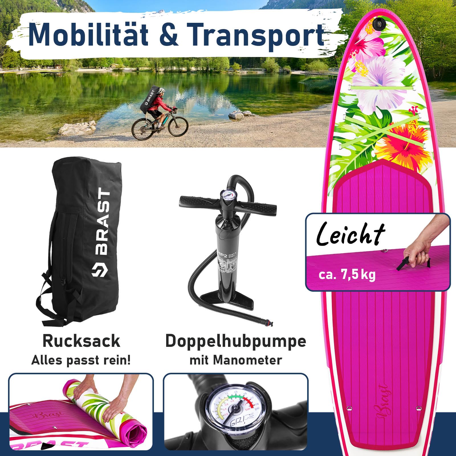 brast-lady-sup-board-set-300x76-cm-mit-kajaksitz-bis-150-kg-2 image 4