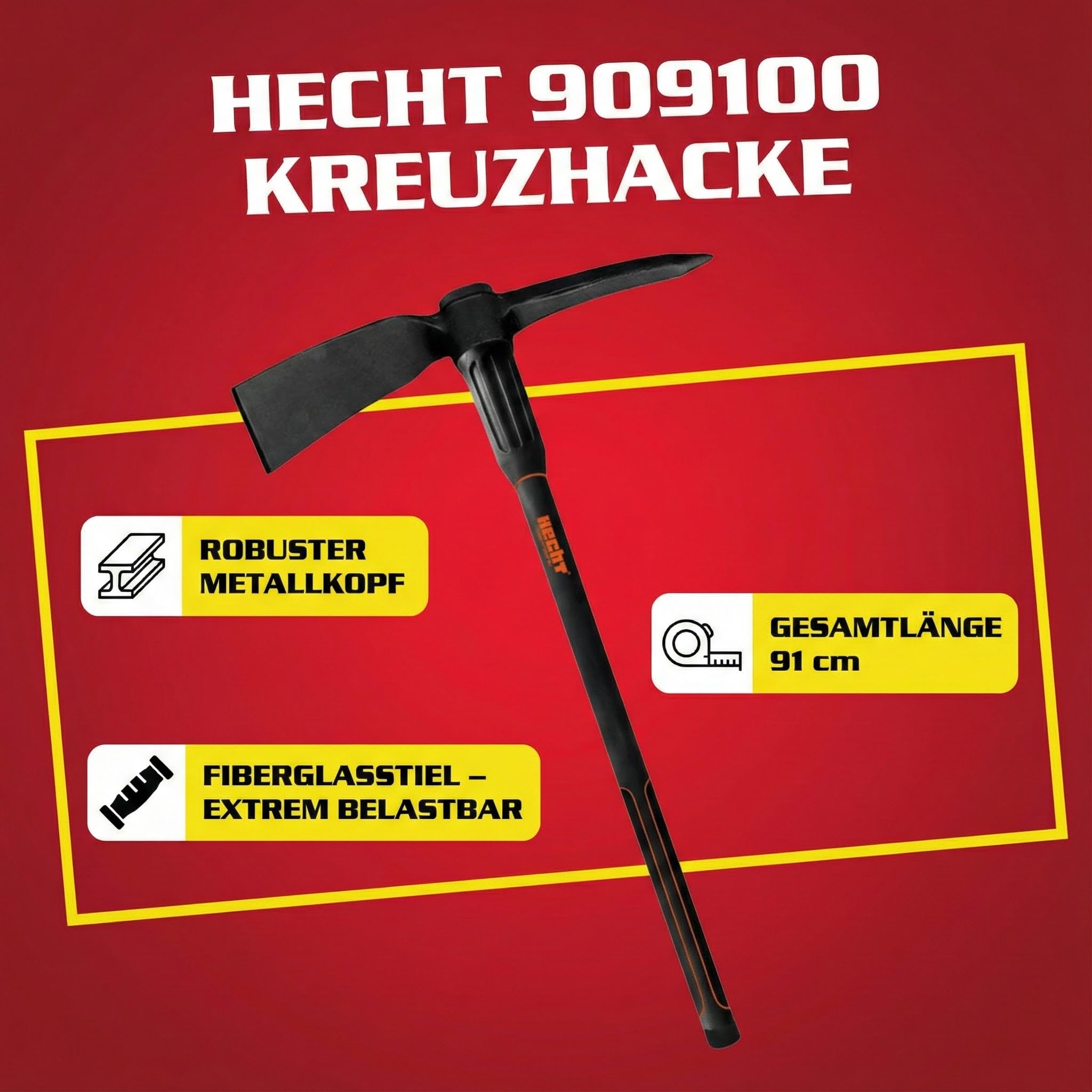 hecht-spitzhacke-kreuzhacke-91-cm-mit-fiberglasstiel image 2
