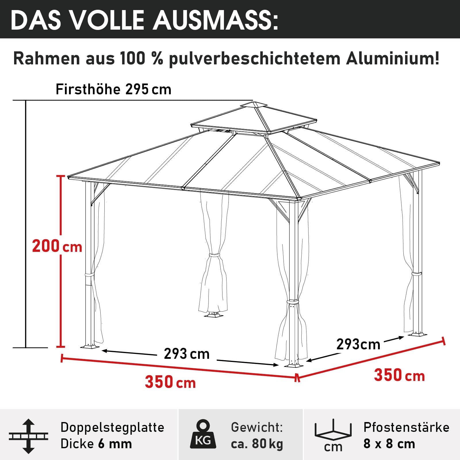 brast-pagode-pavillon-3-5x3-5m-beige-mit-moskitonetz image 2