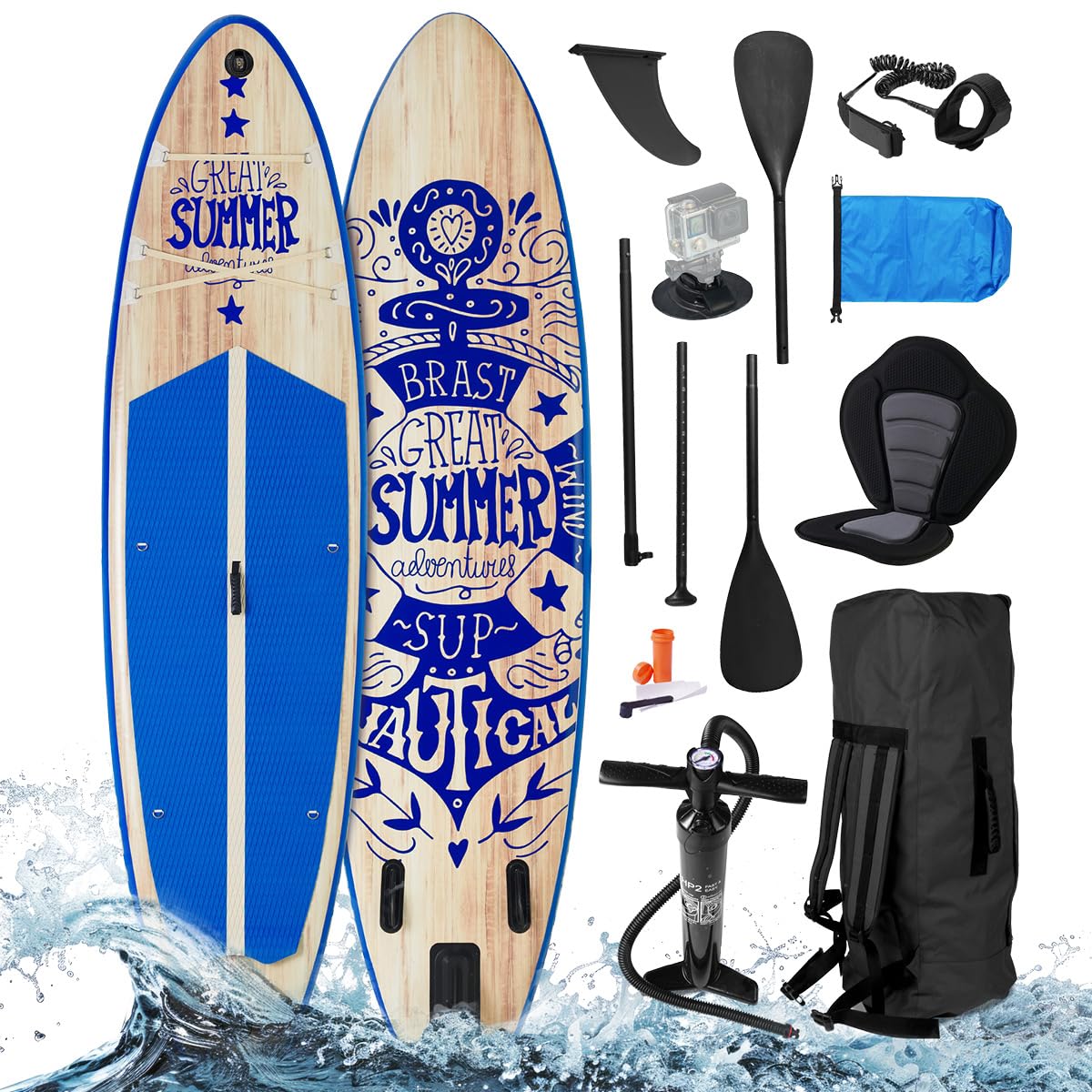 brast-summer-sup-board-set-320x81cm-200kg-mit-kajaksitz-3 image 1