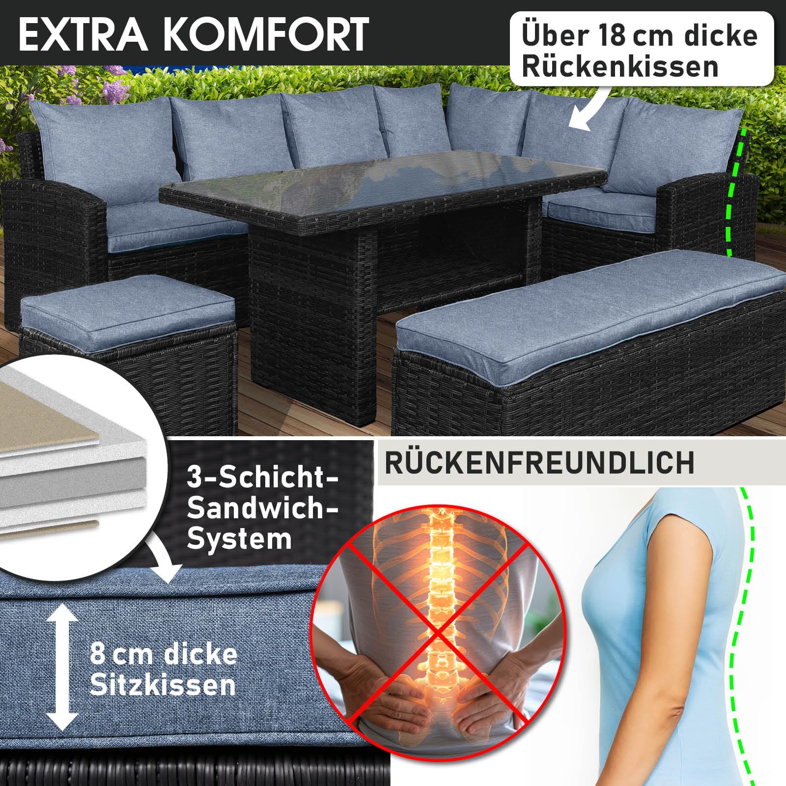 brast-eco-loungem-bel-set-polyrattan-schwarz-blau-8-pers image 4
