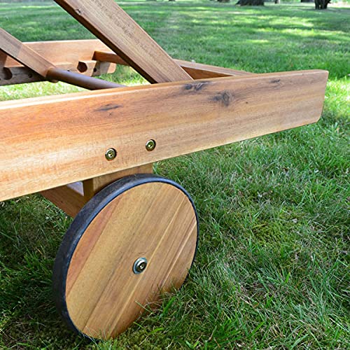 hecht-resort-a-lounger-gartenliege-akazienholz-mit-tisch image 6