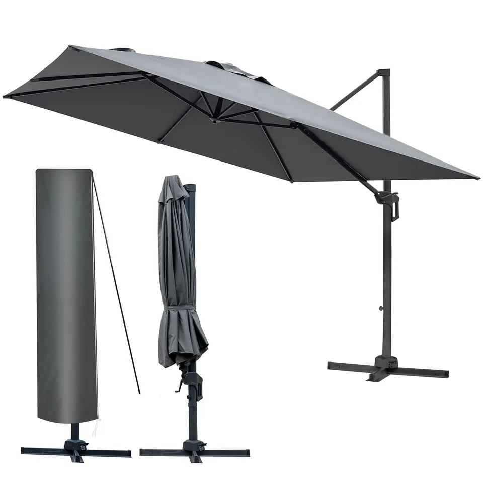 brast-ampelschirm-3x3m-sonnenschirm-grau-mit-uv-schutz-50 image 1