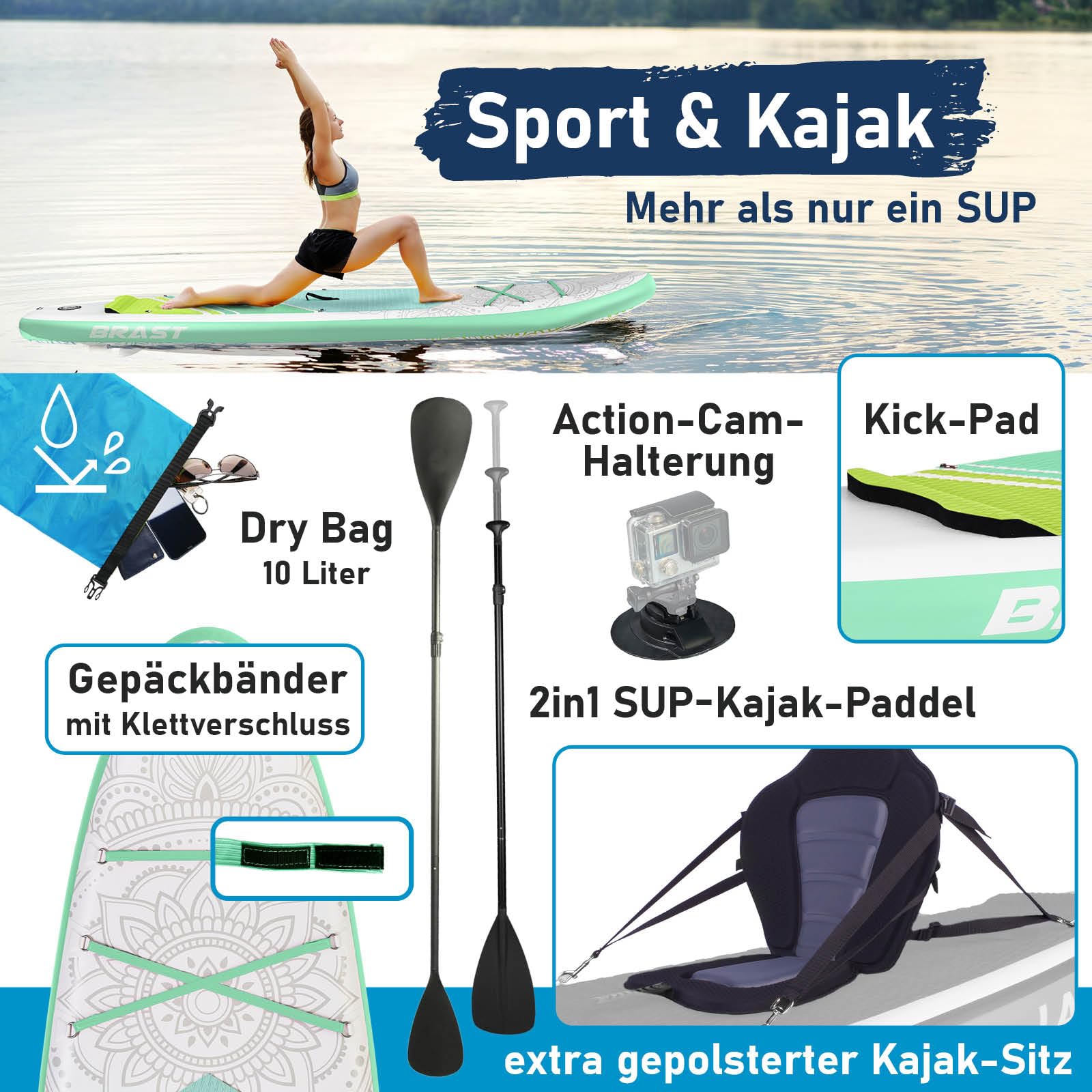 brast-lady-sup-board-300cm-set-aufblasbar-mit-kajaksitz-150kg image 5