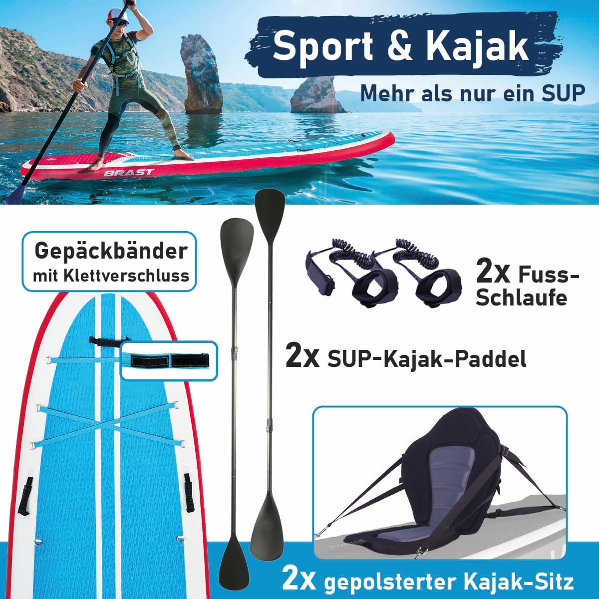 brast-family-sup-board-370-cm-xxl-stand-up-paddle-mit-kajak-sitz image 5