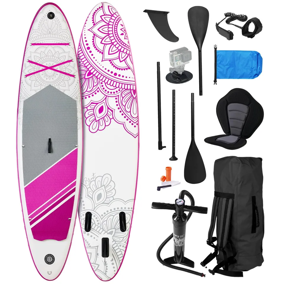 brast-lady-sup-board-set-300x76-cm-mit-kajaksitz-bis-150-kg image 1