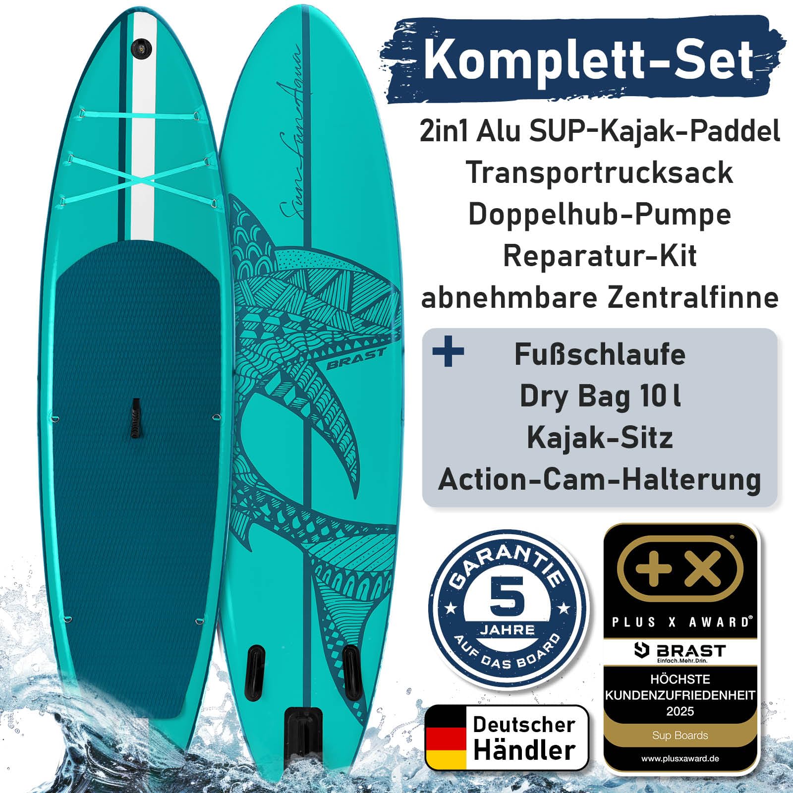 brast-shark-sup-board-set-320cm-aufblasbar-200kg-komplett image 7