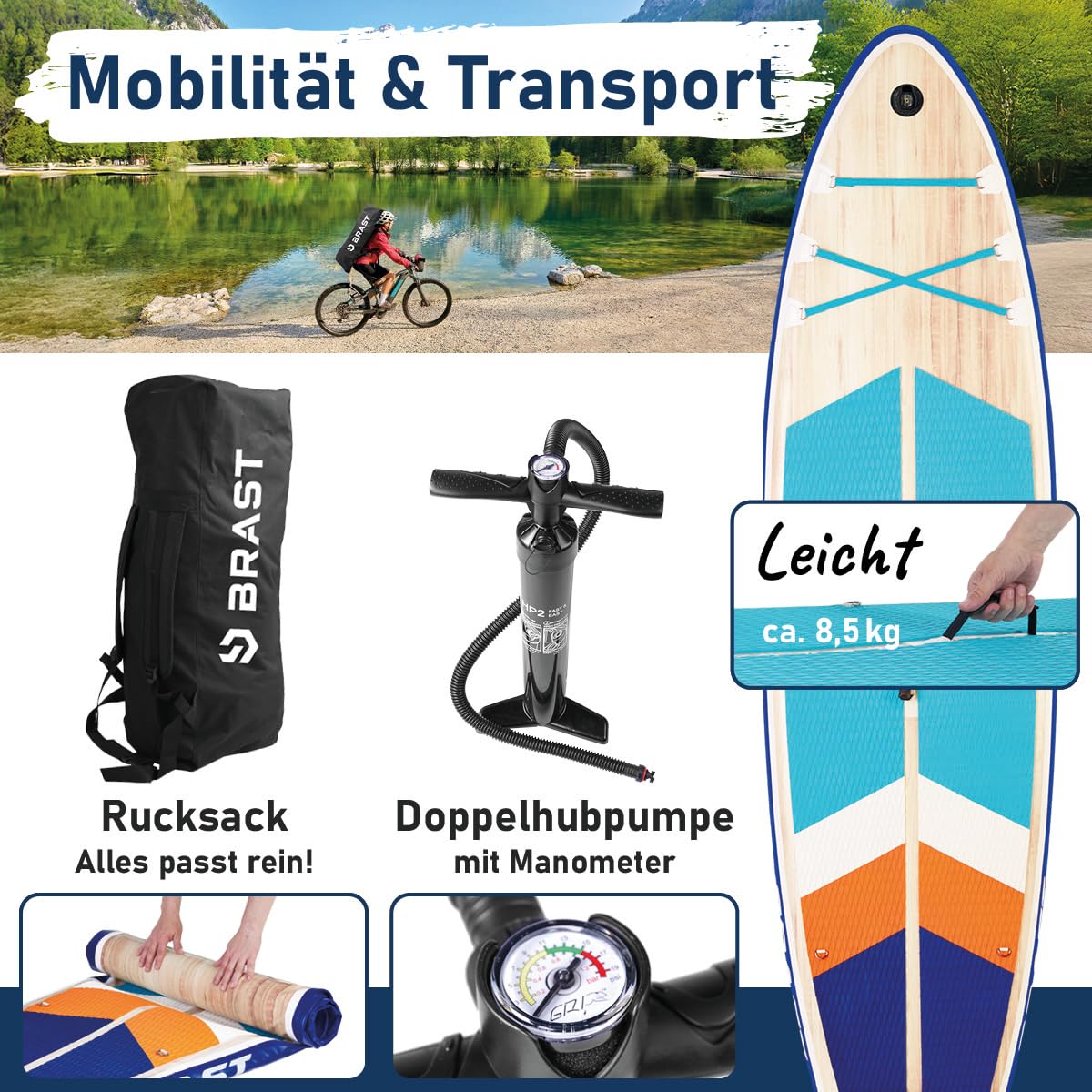 brast-sup-board-wood-set-320-cm-aufblasbar-mit-sitz image 4