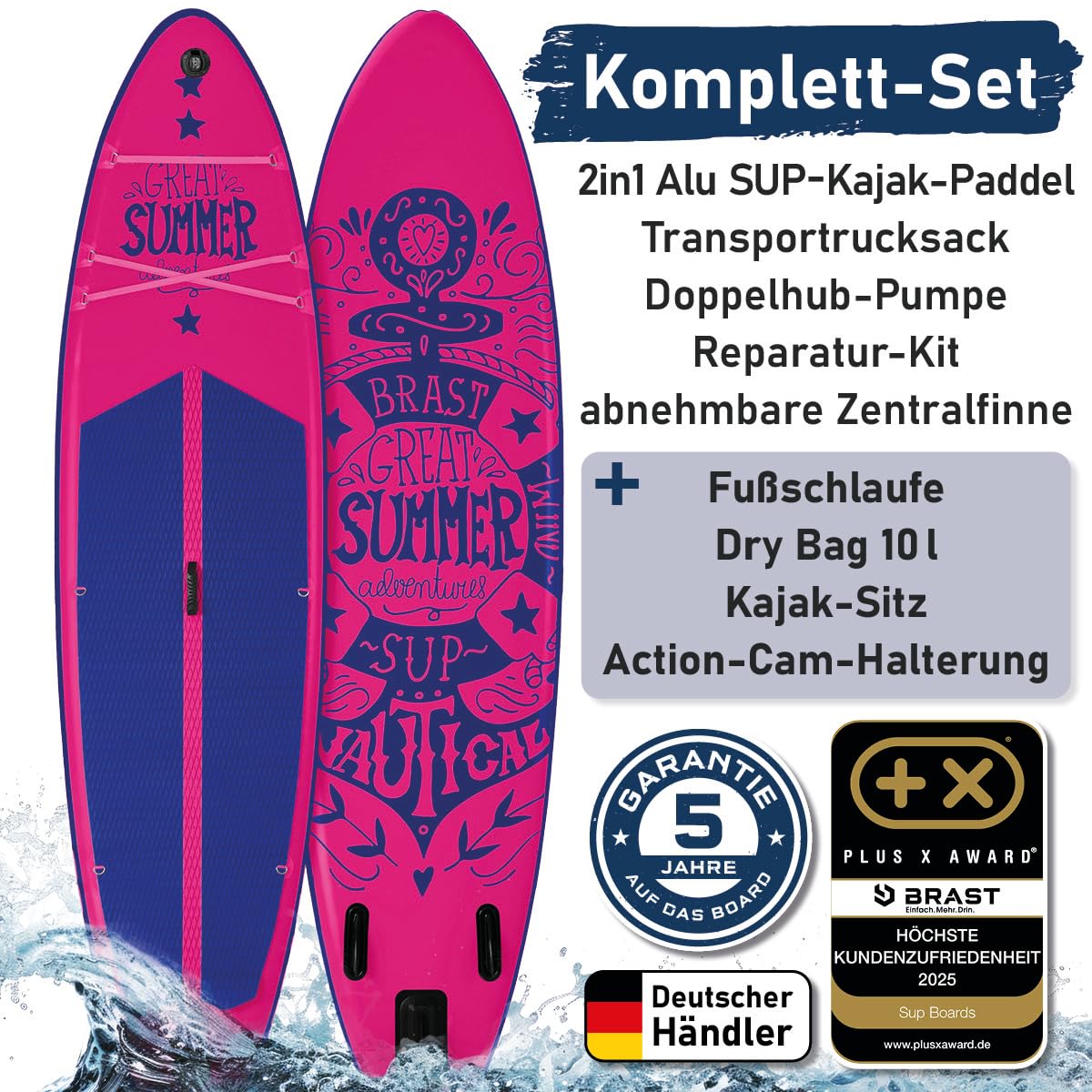 brast-summer-sup-board-set-320x81cm-200kg-mit-kajaksitz image 7