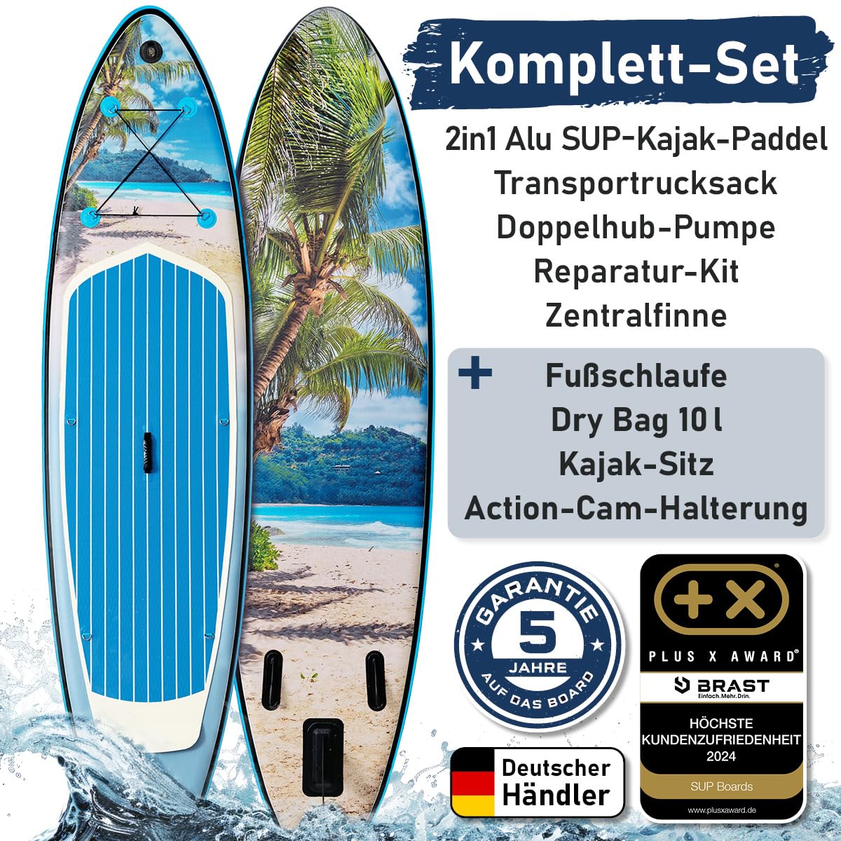 brast-tropic-sup-board-set-320-cm-aufblasbar-mit-zubeh-r image 7