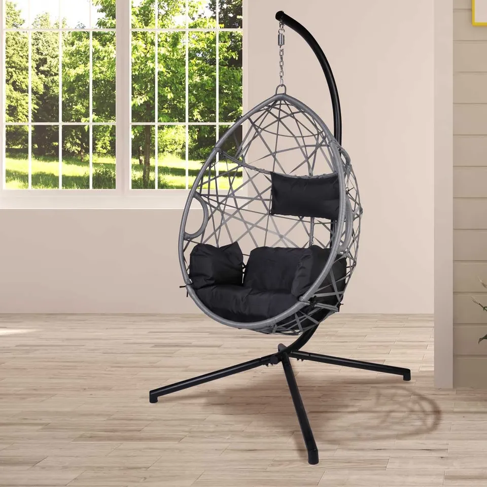 brast-h-ngesessel-float-h-ngekorb-grau-poly-rattan-120-kg image 1