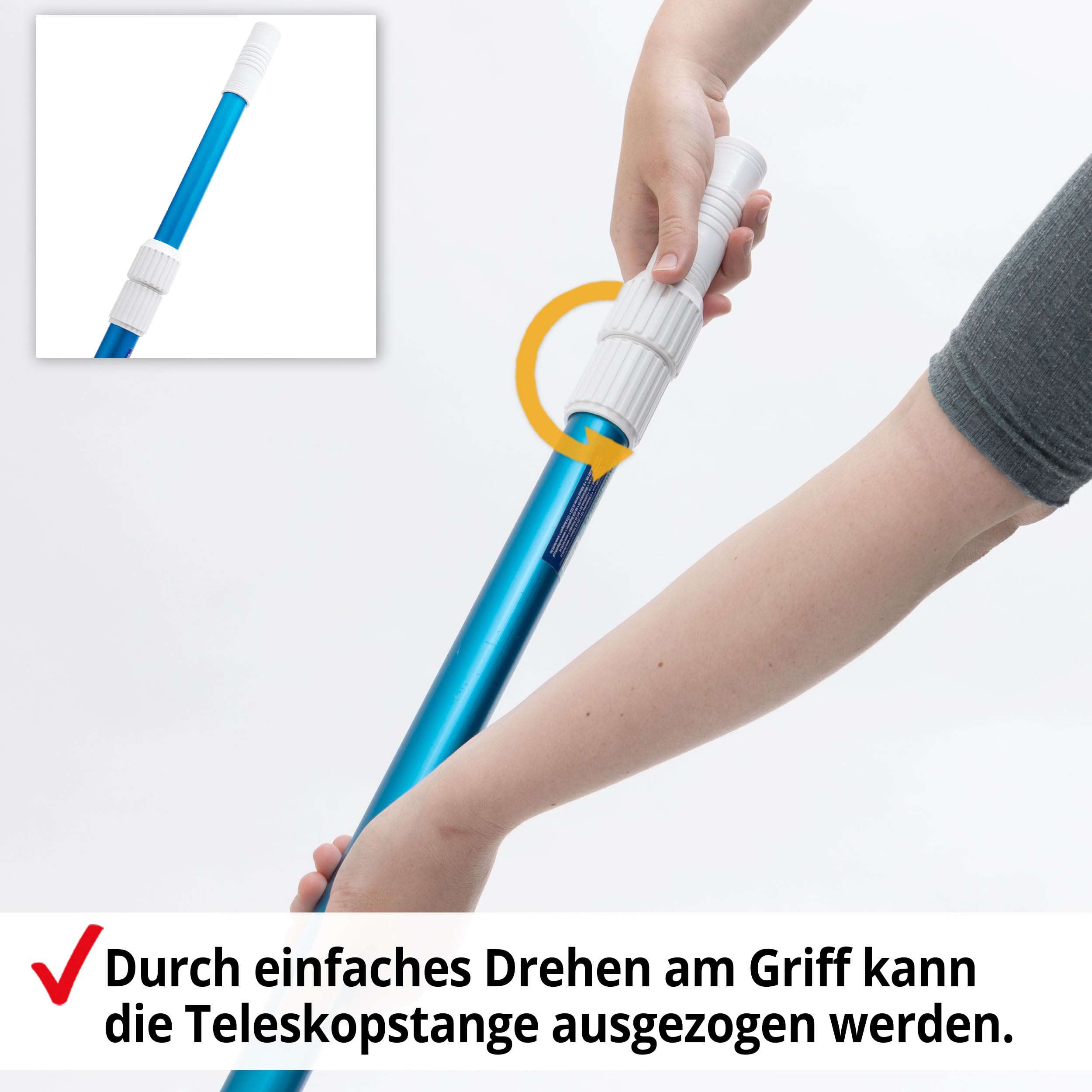 hecht-pool-teleskopstange-3-6-m-aluminium-ausziehbar image 4