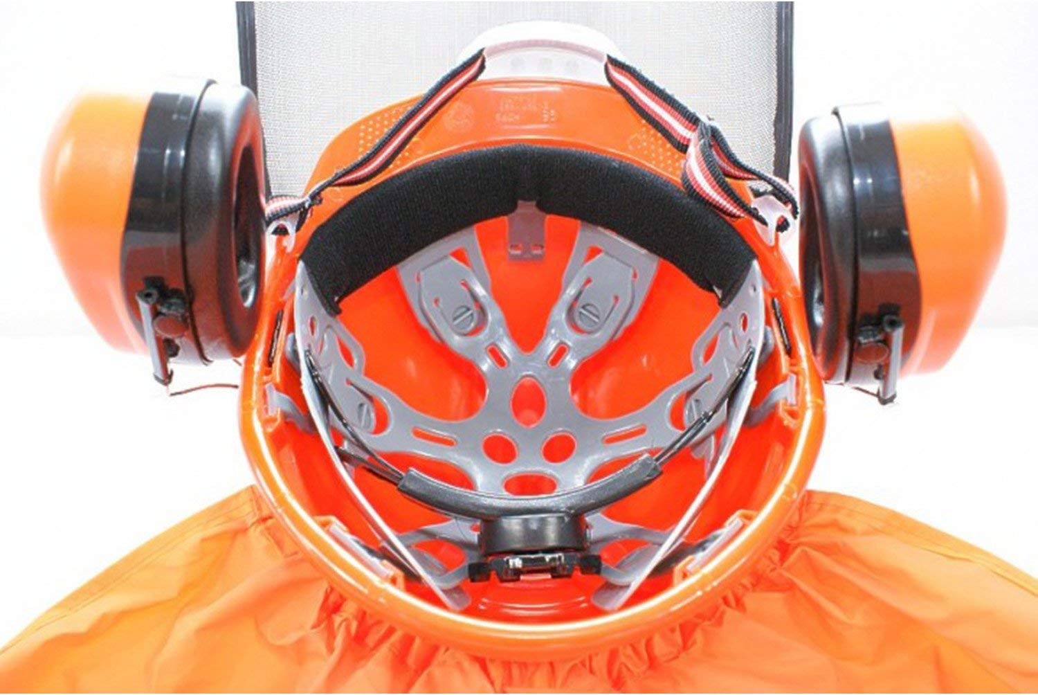 hecht-900100-forstschutzhelm-4in1-mit-visier-und-geh-rschutz image 4