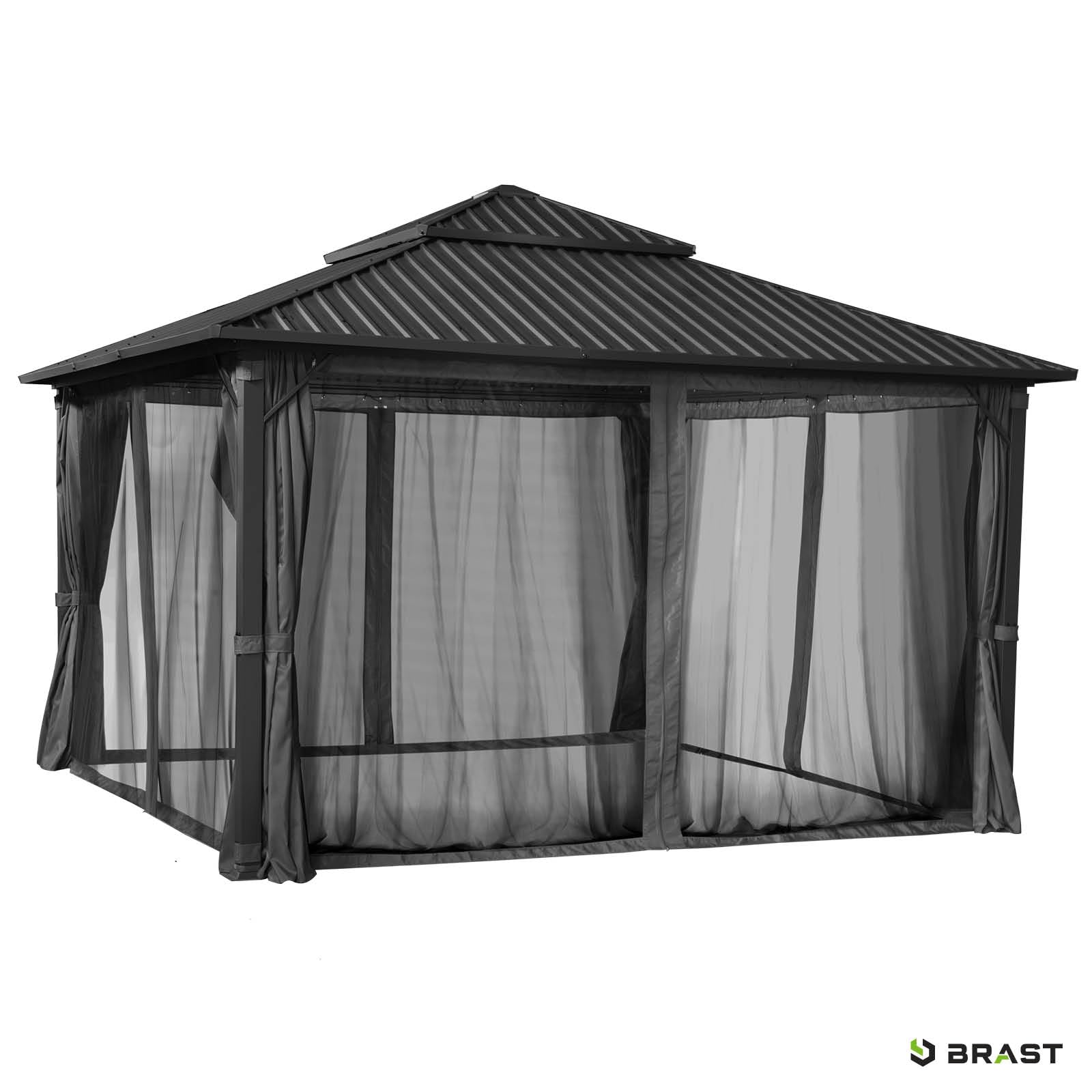brast-pavillon-miami-alu-4x4m-hardtop-stahldach-anthrazit image 8