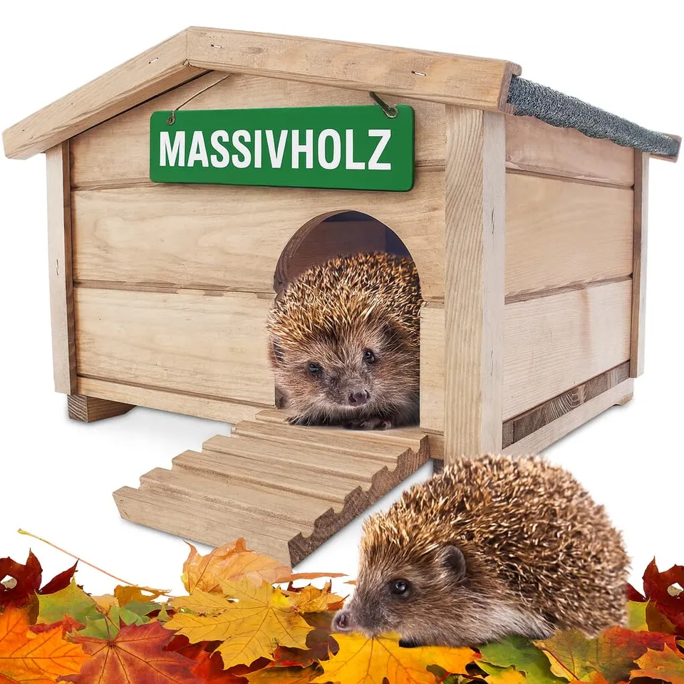 zooprinz-ruby-igelhaus-holz-mit-boden-und-bitumendach image 1