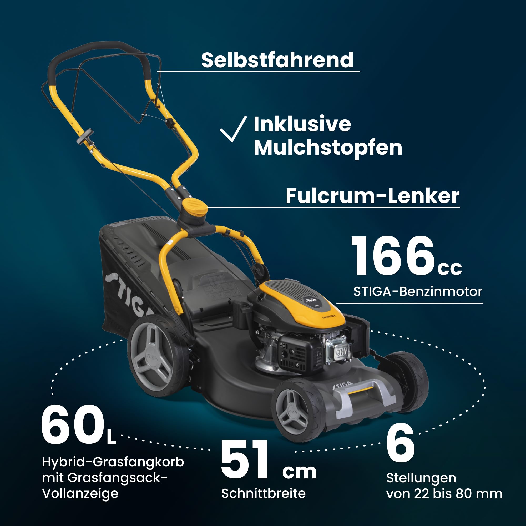 stiga-combi-553-s-benzin-rasenm-her-51-cm-selbstfahrend image 7