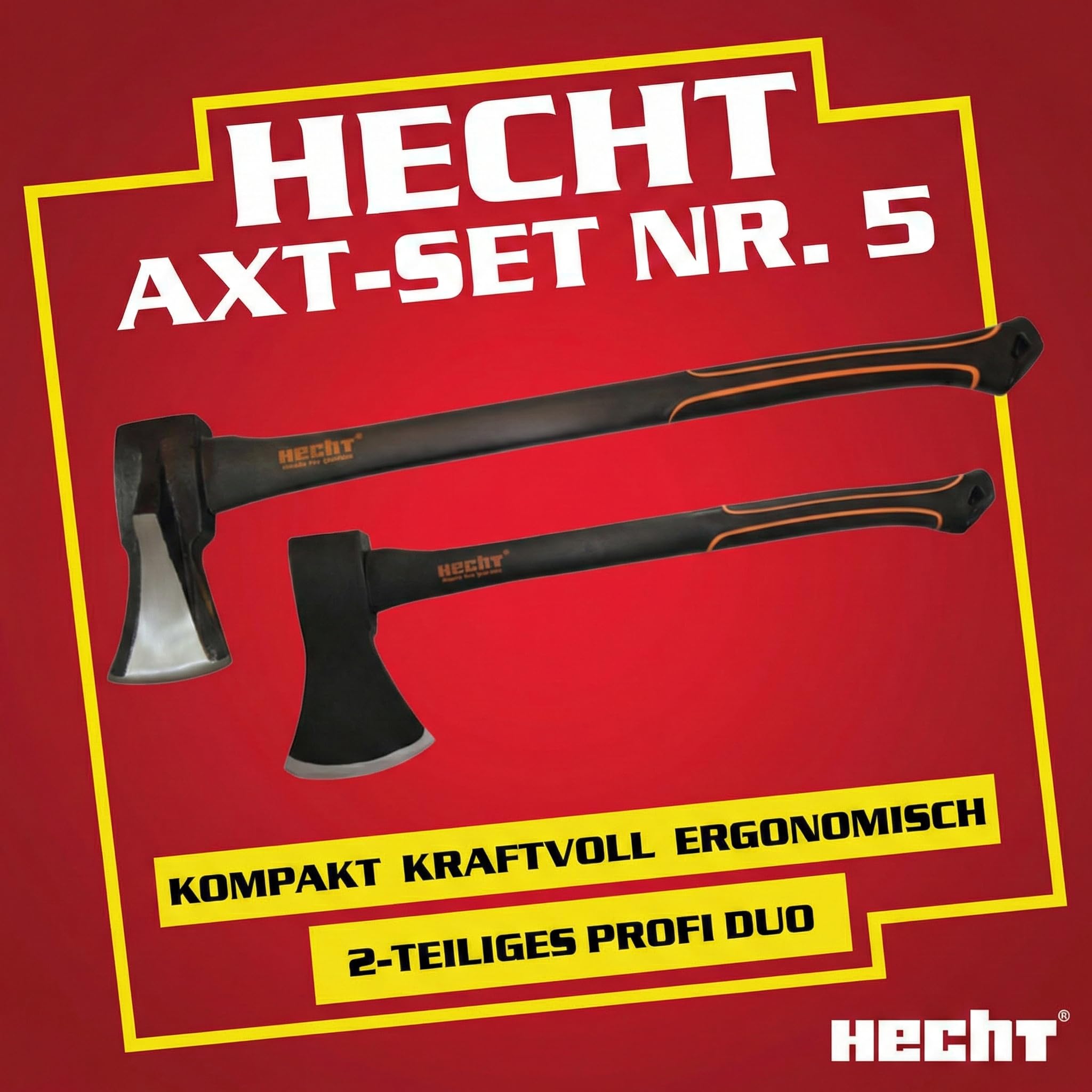 hecht-axt-set-2-teilig-1500-g-2000-g-mit-fiberglasstiel image 2