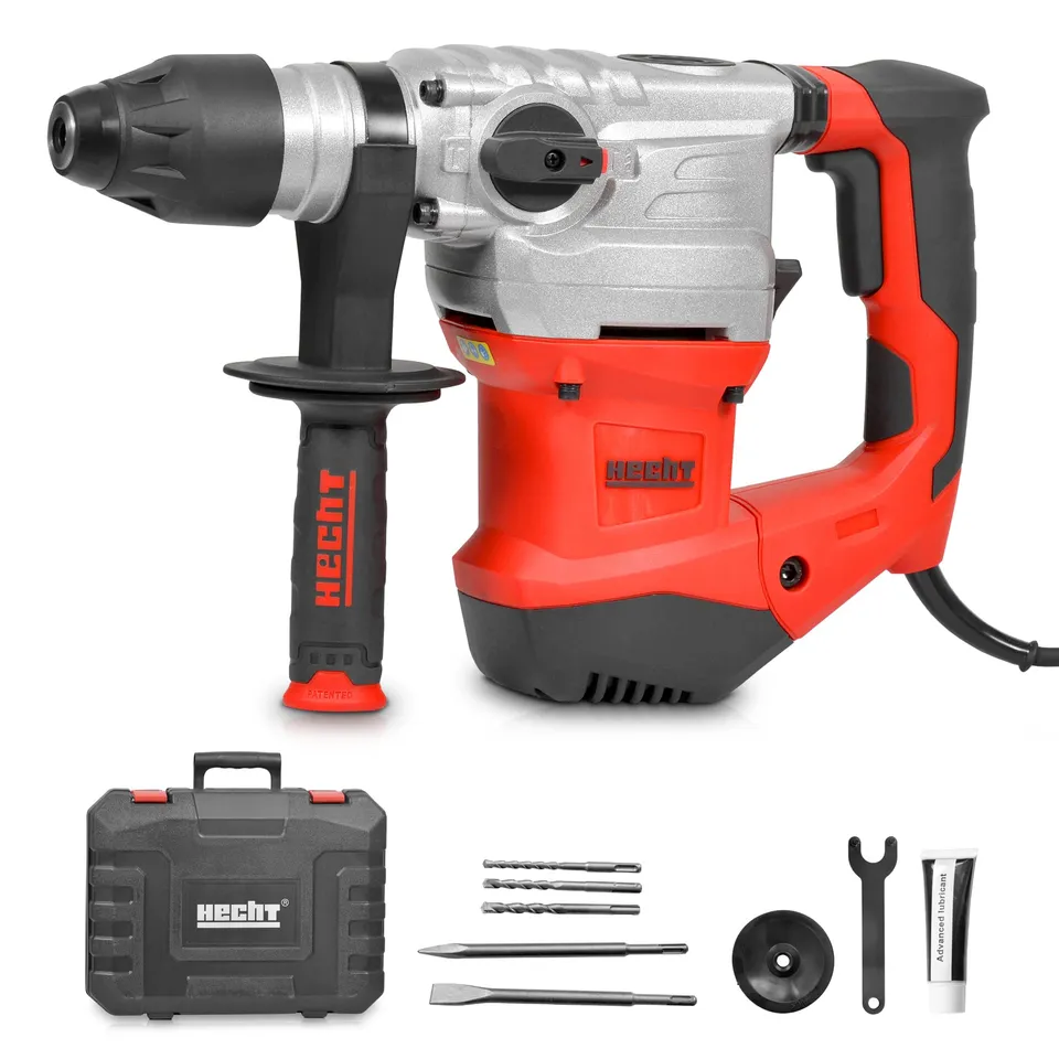 hecht-bohrhammer-set-1500w-sds-plus-6-joule-mit-koffer image 1