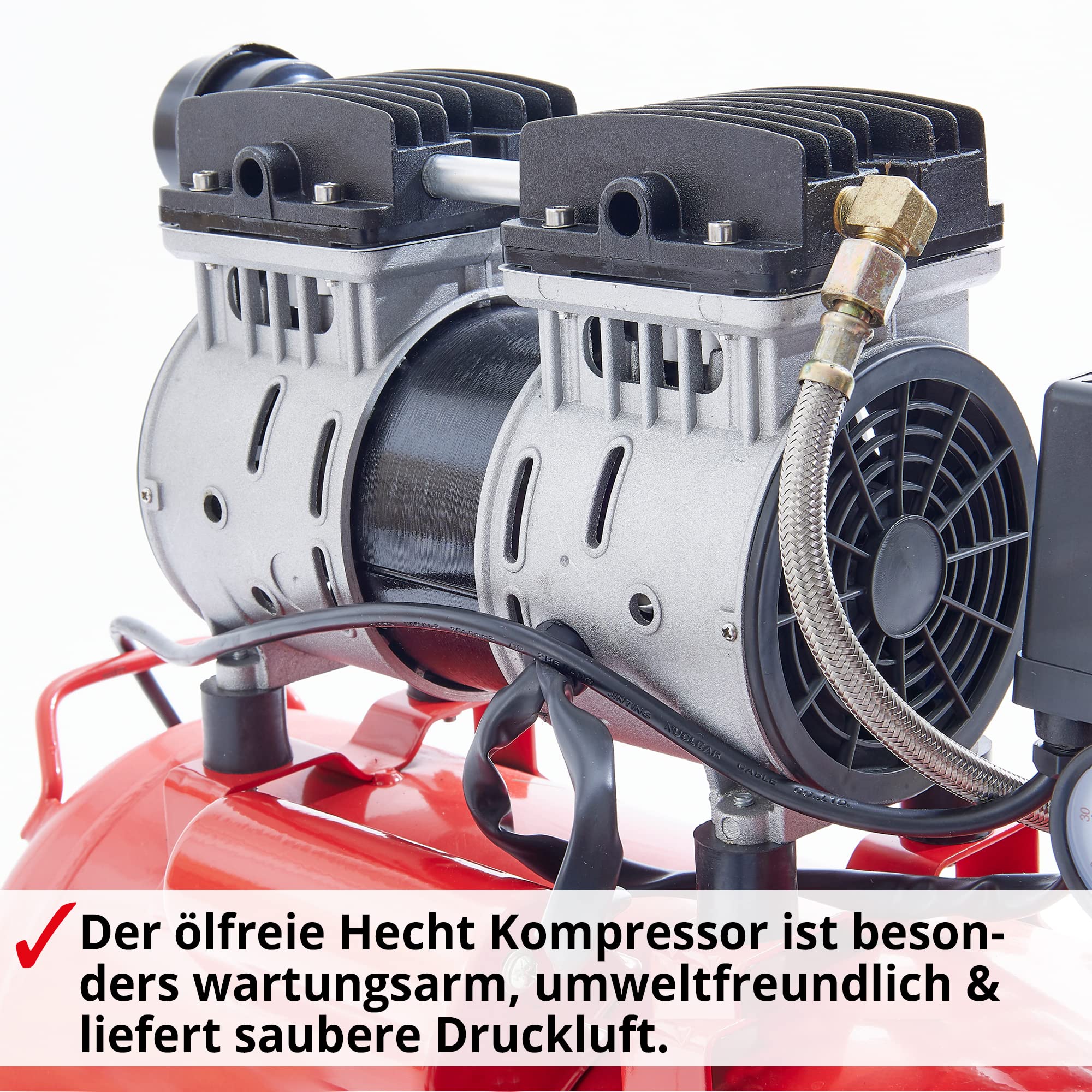 hecht-2080-fl-sterkompressor-24-l-8-bar-lfrei image 8