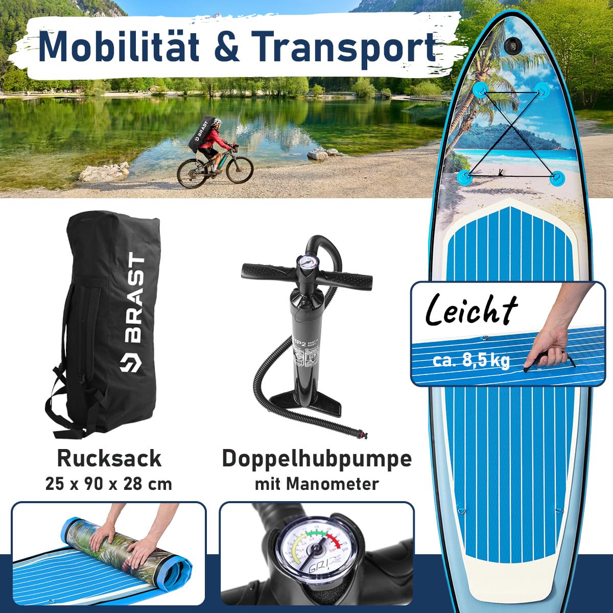 brast-tropic-sup-board-set-320-cm-aufblasbar-mit-zubeh-r image 4