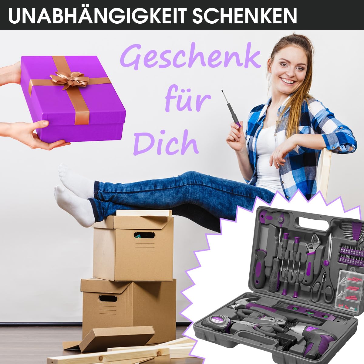 brast-werkzeugkoffer-44-tlg-rosa-akkuschrauber-4v-haushalt image 8