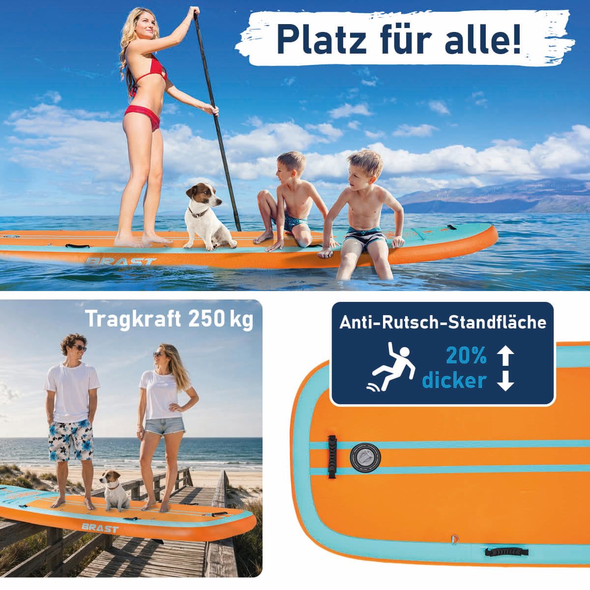 brast-family-sup-board-xxl-370-cm-250-kg-mit-kajak-sitz image 6
