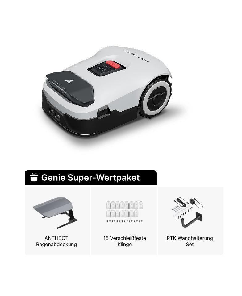 anthbot-genie-m-hroboter-bundle-mit-garage-ki-kartierung image 2