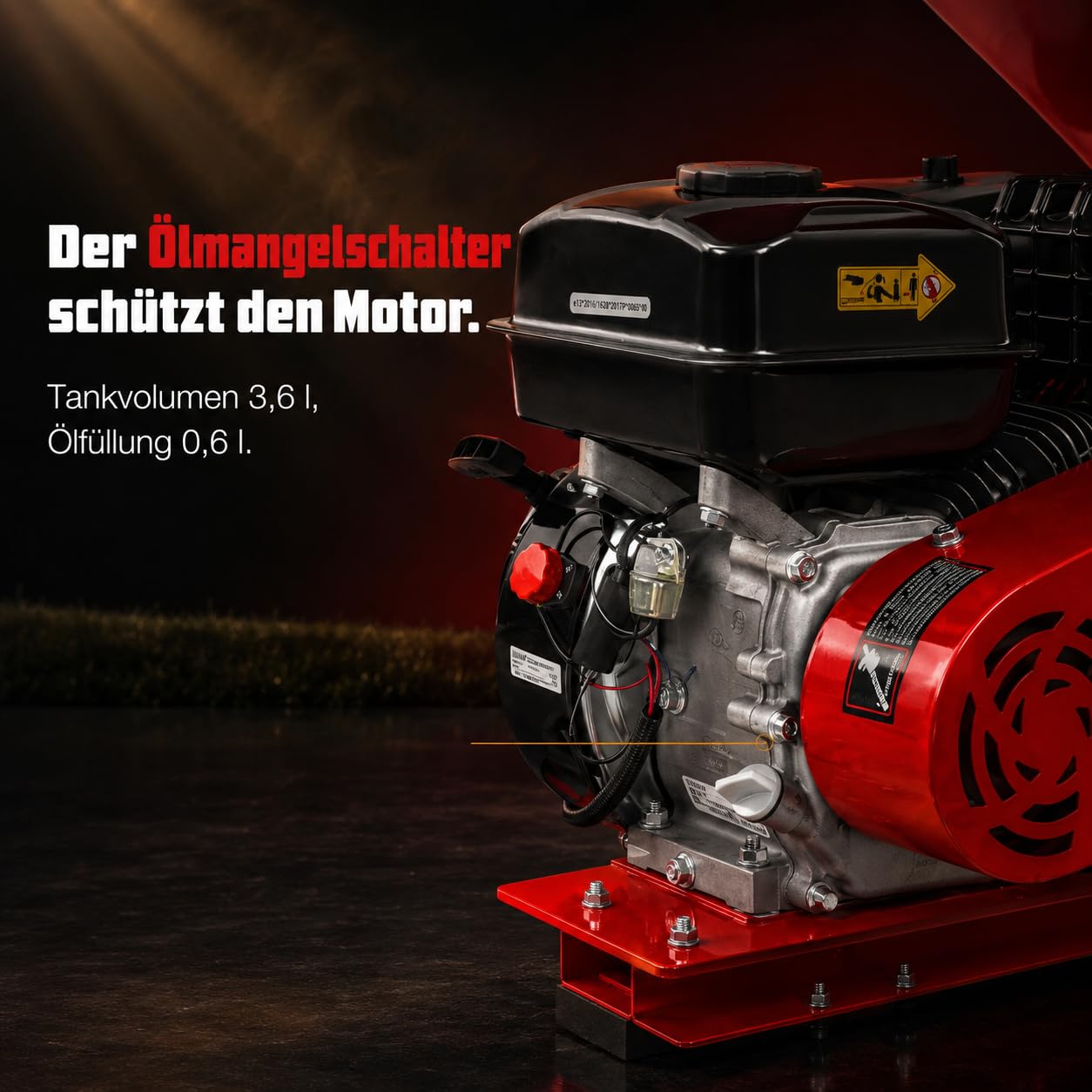 hecht-benzin-h-cksler-7-ps-208ccm-gartenh-cksler-rot-bis-70mm image 7