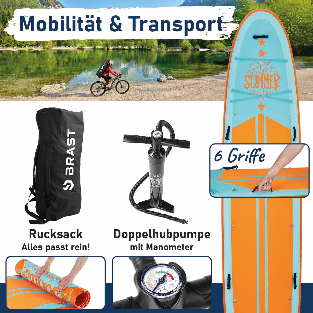brast-family-sup-board-xxl-370-cm-250-kg-mit-kajak-sitz image 4