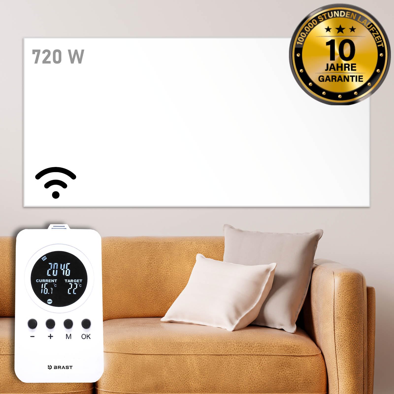 brast-infrarotheizung-720-watt-mit-thermostat-fernbedienung-wei image 2