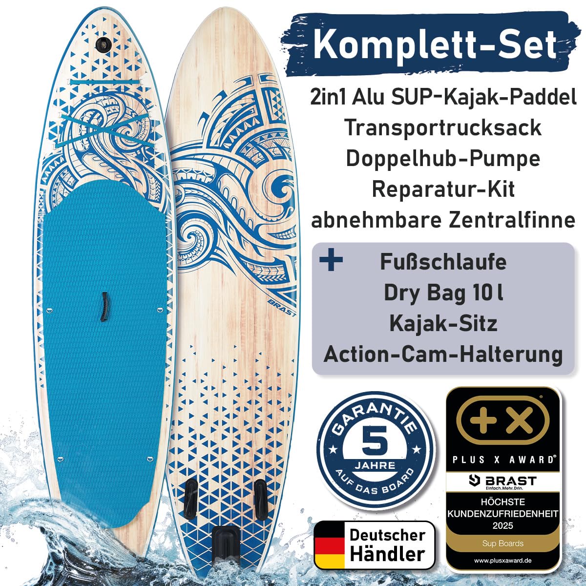 brast-sup-board-wood-set-320-cm-aufblasbar-komplettset image 7