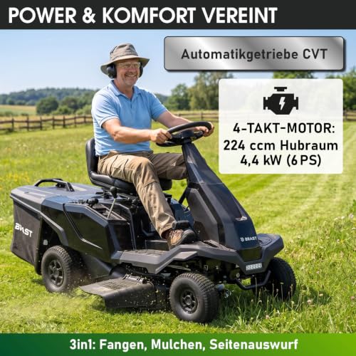 brast-benzin-rasentraktor-66cm-mit-elektrostart-automatik image 8