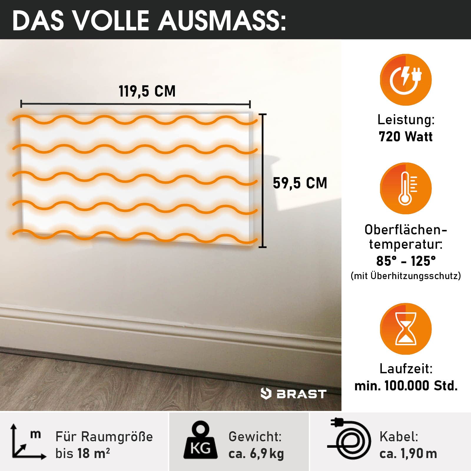 brast-infrarotheizung-720-watt-mit-thermostat-fernbedienung-wei image 3