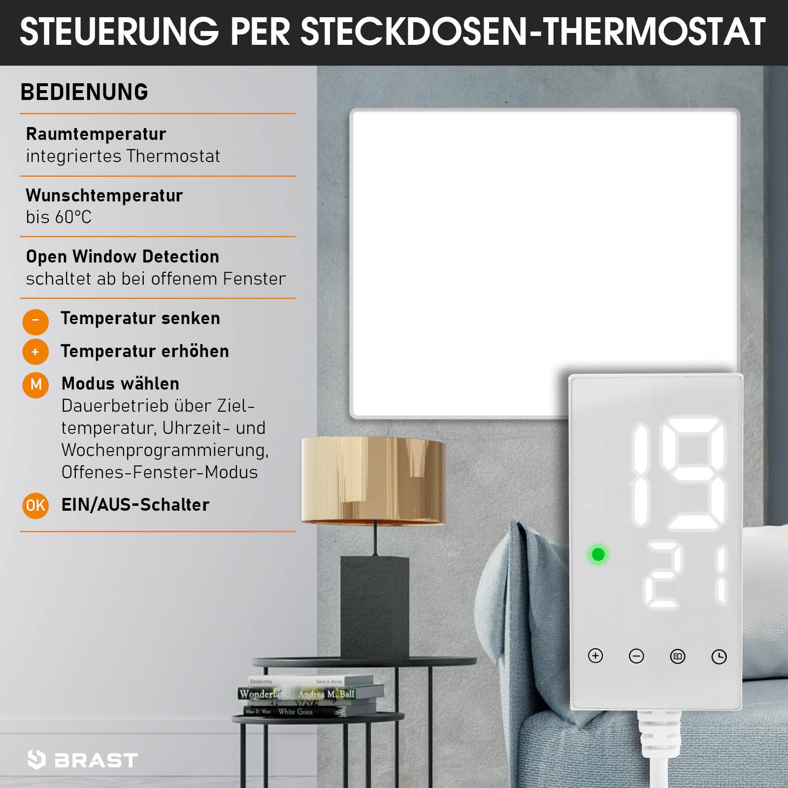brast-infrarotheizung-1200w-wand-mit-thermostat image 8