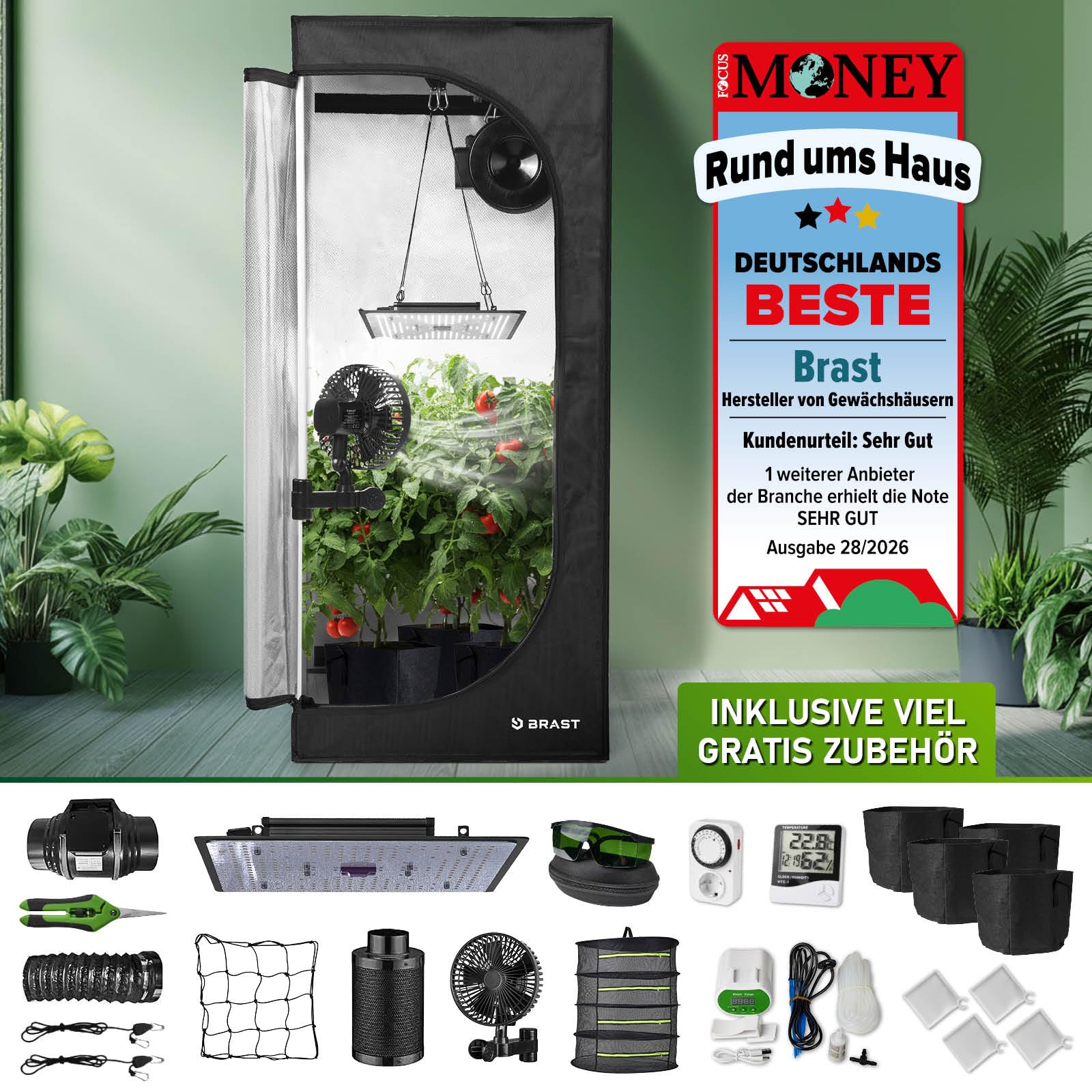brast-growcube-growbox-komplettset-60x60x140-cm-l-led-100-w image 2