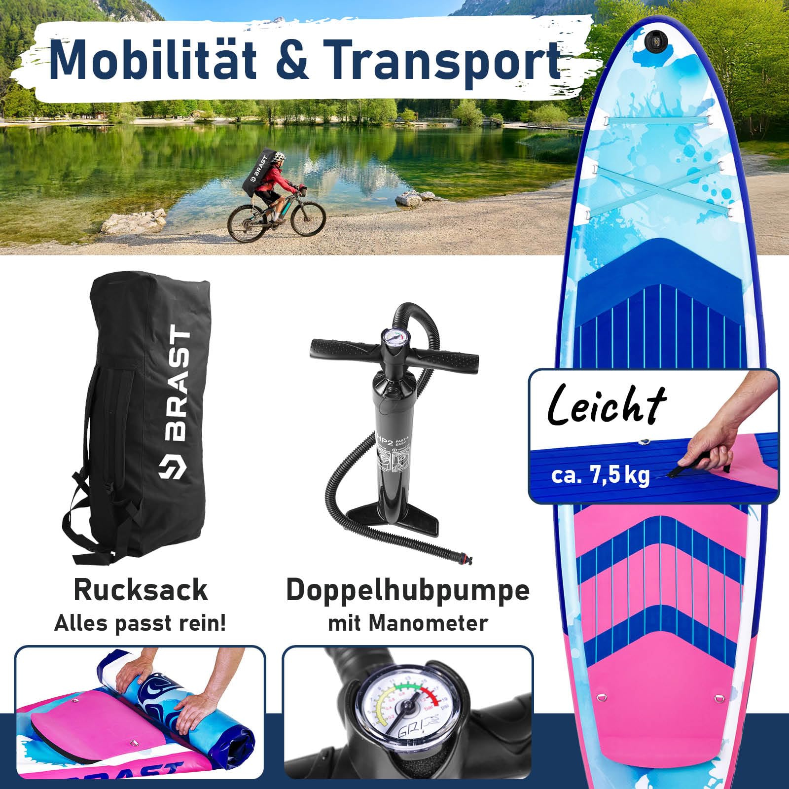brast-lady-sup-board-set-300x76-cm-mit-kajaksitz-bis-150-kg-3 image 4