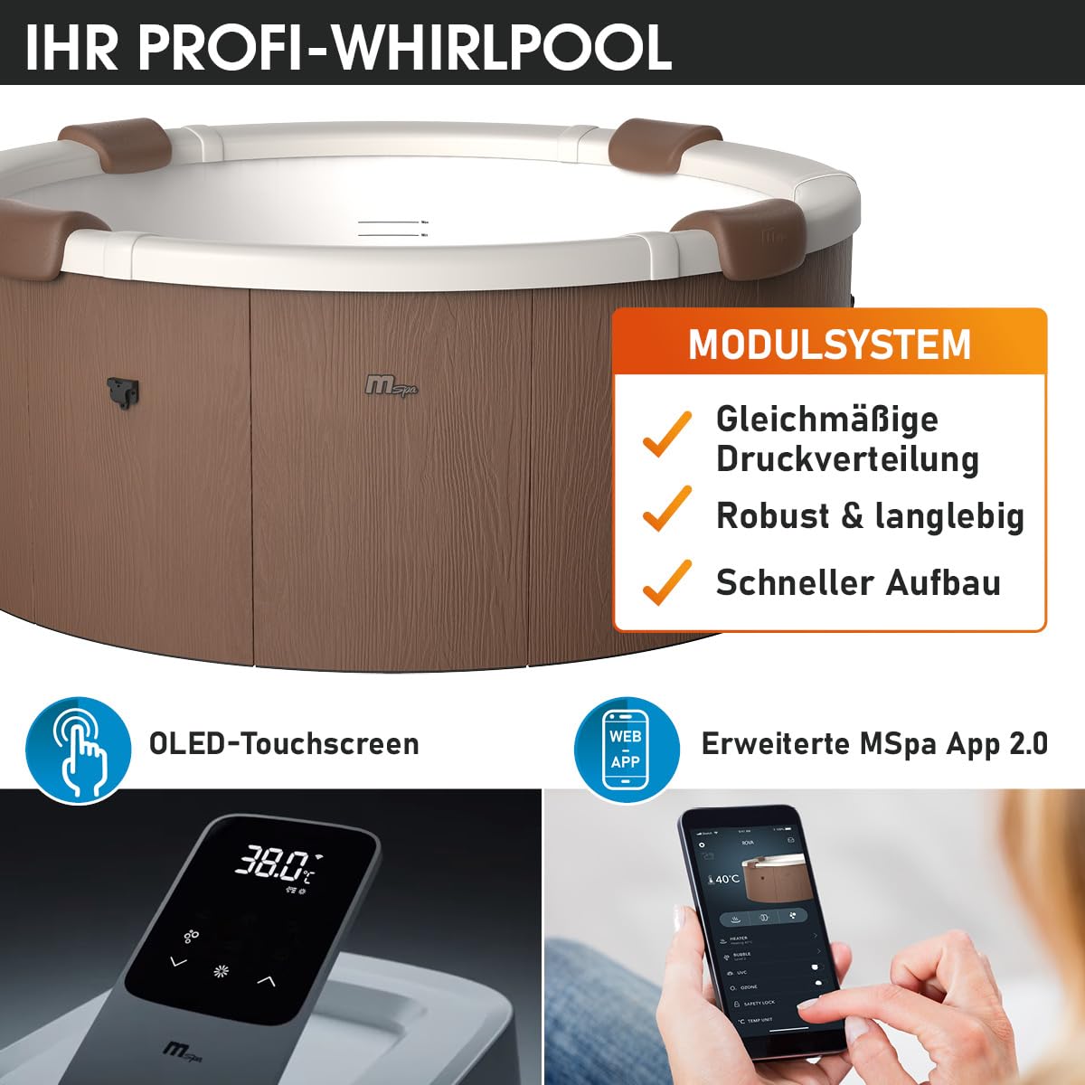 brast-rova-whirlpool-182x70cm-6-personen-mit-led image 3