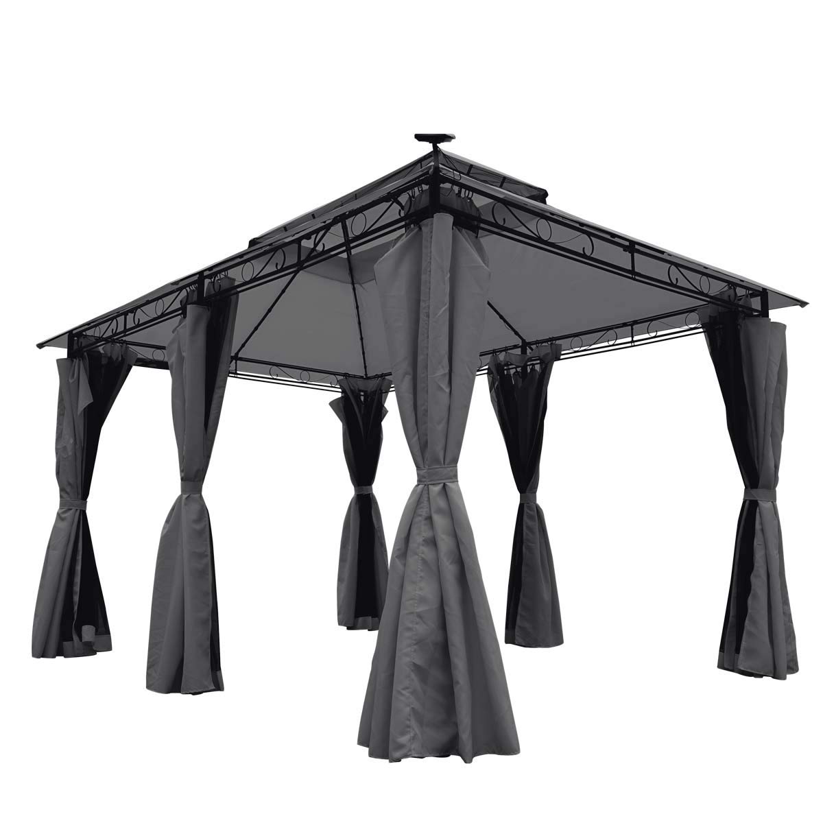 brast-pavillon-easiness-3x4-m-anthrazit-mit-moskitonetz image 5