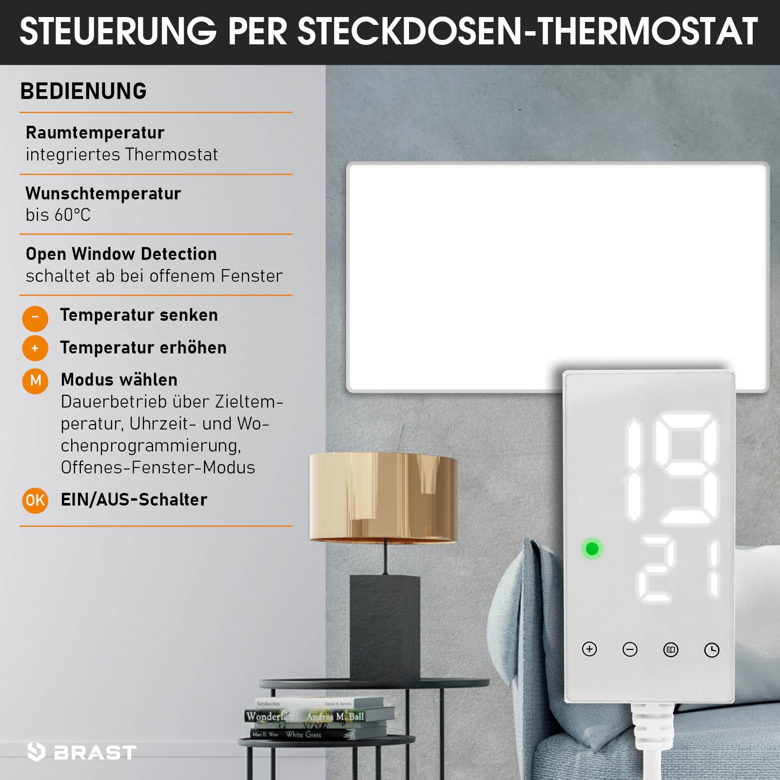 brast-infrarotheizung-450-watt-wandheizung-mit-thermostat image 7