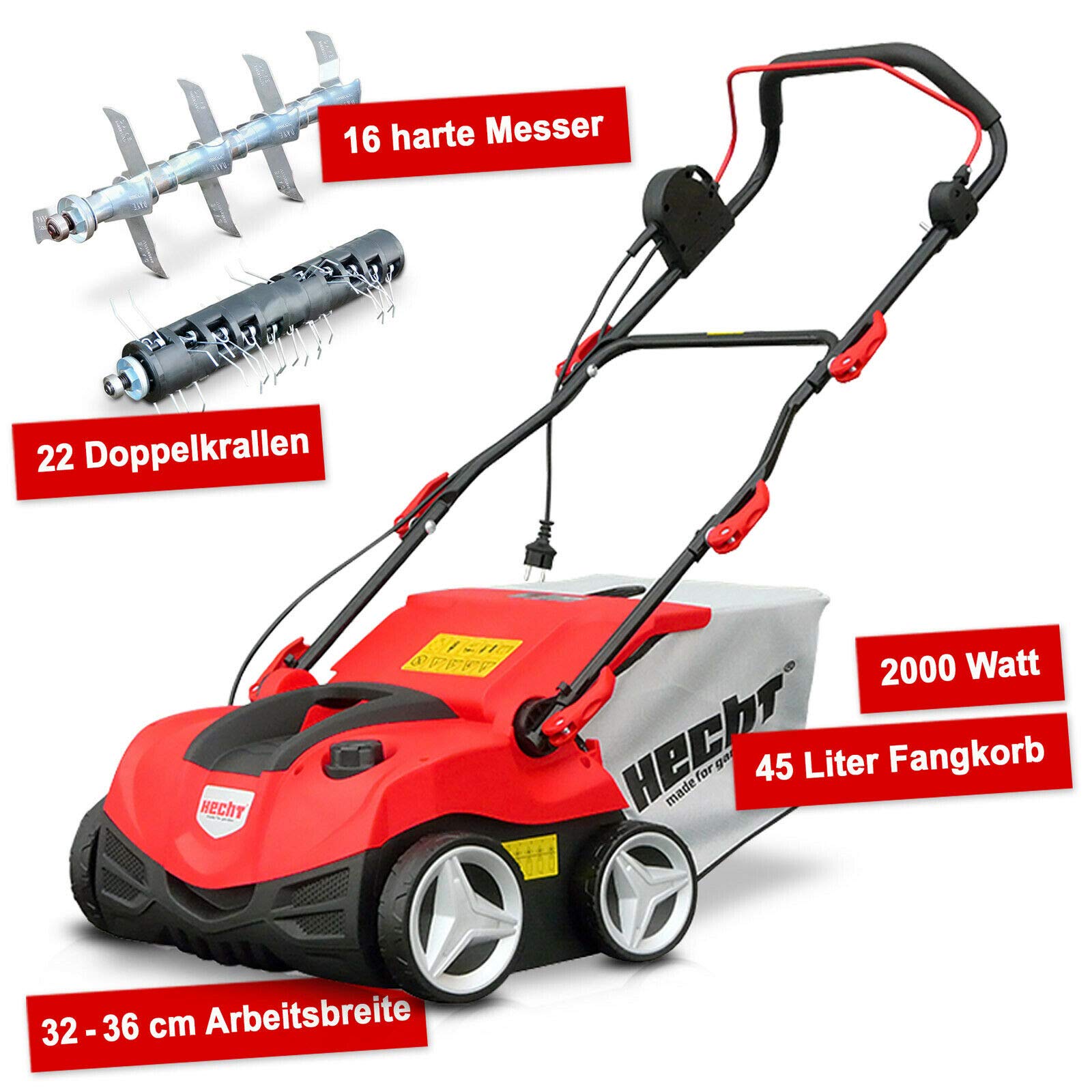 hecht-1999-elektro-vertikutierer-2000-w-36-cm-45-l image 3