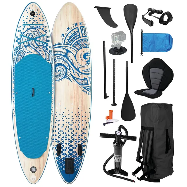brast-sup-board-wood-set-320-cm-aufblasbar-komplettset image 1