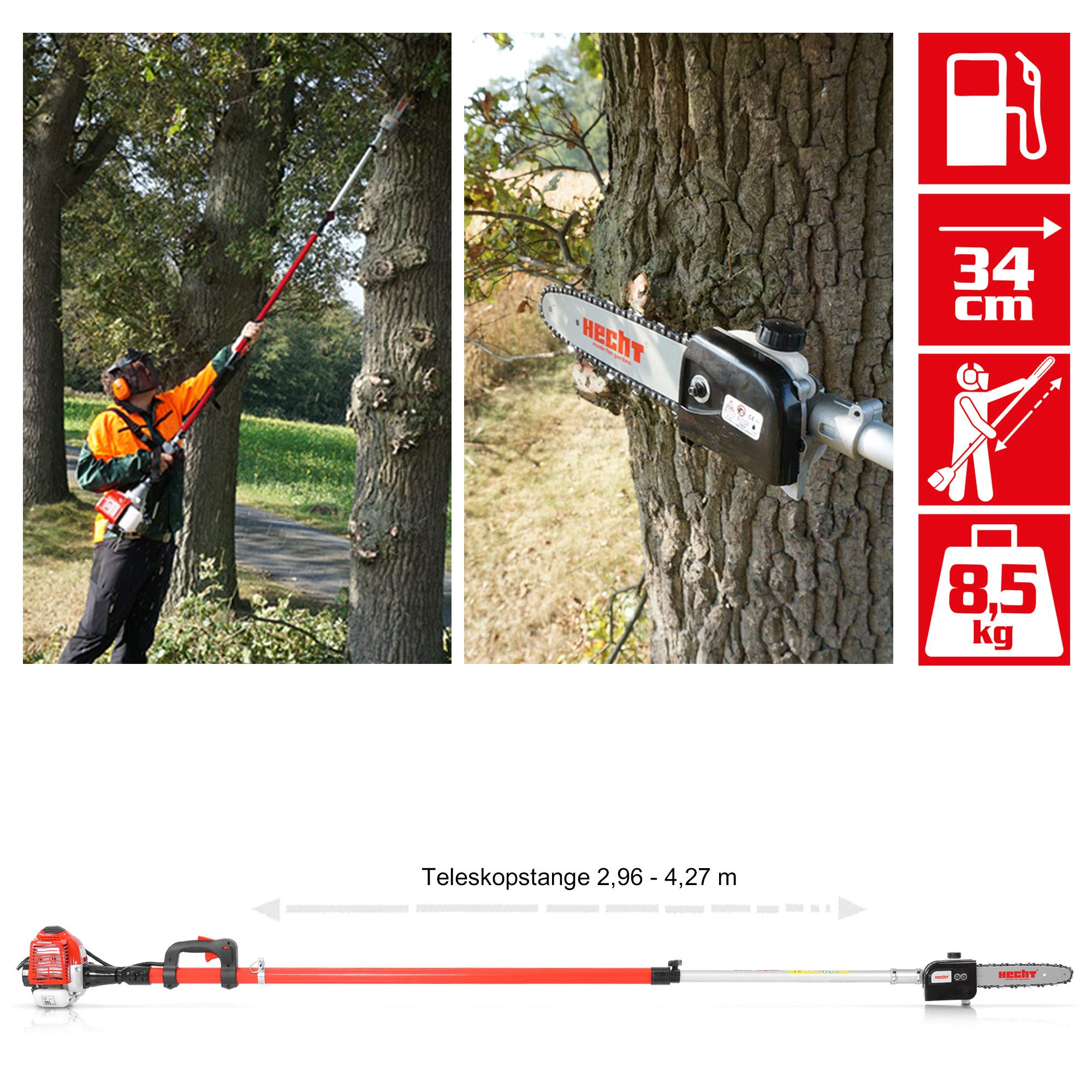 hecht-benzin-hochentaster-teleskop-26-cm-34-cm-schwert image 3