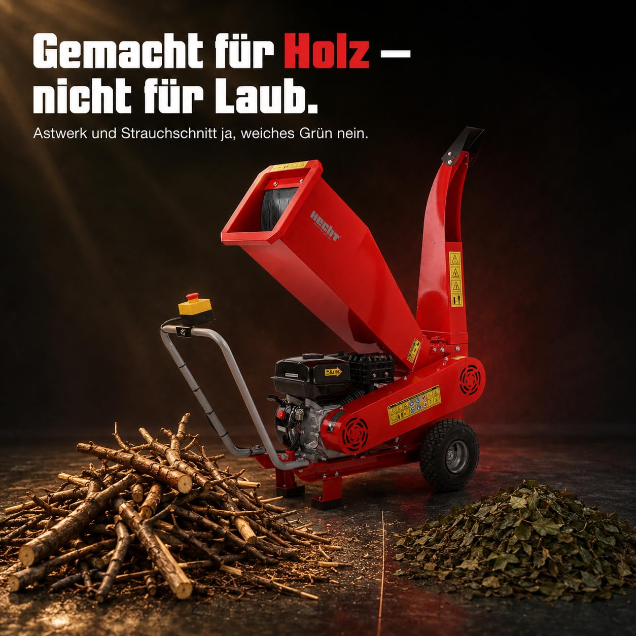 hecht-benzin-h-cksler-7-ps-208ccm-gartenh-cksler-rot-bis-70mm image 8