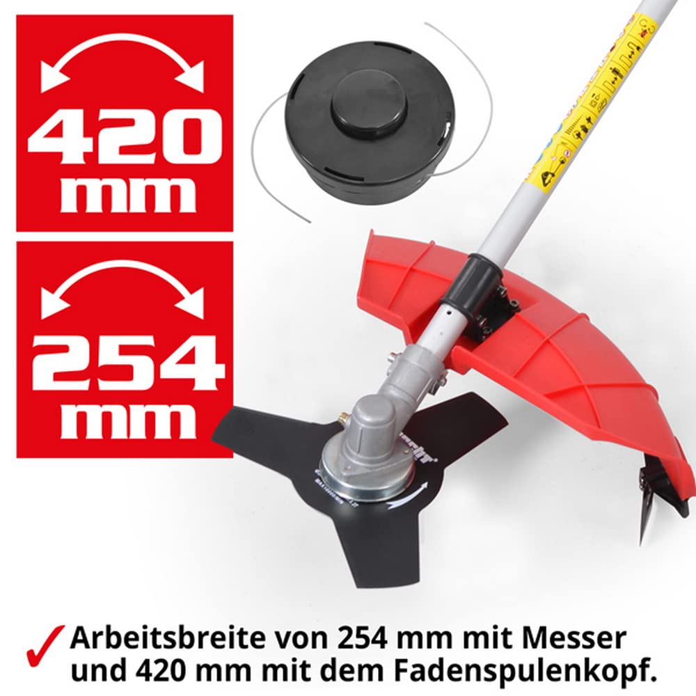 hecht-elektro-freischneider-1400-watt-motorsense-42-cm-mit-messer image 3