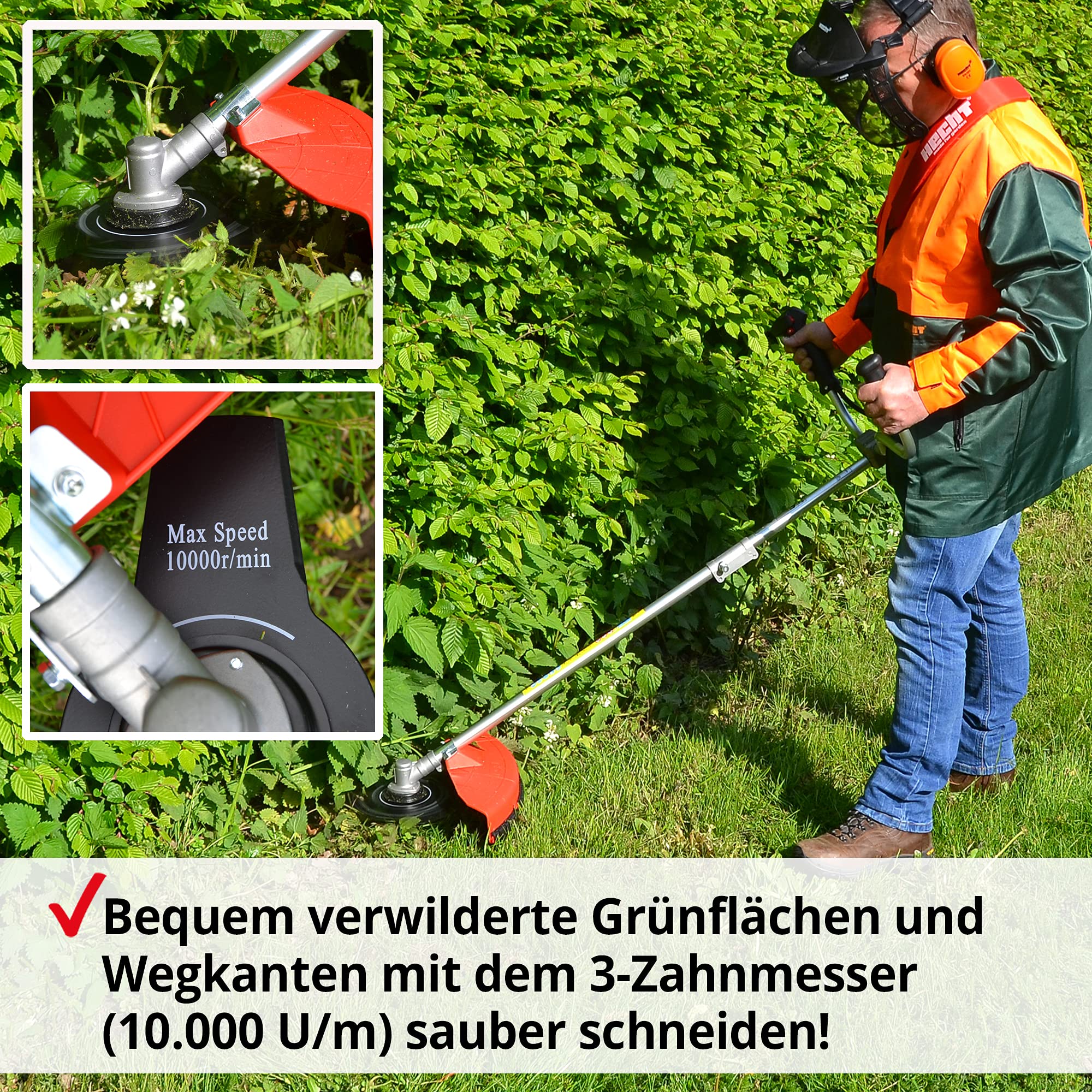 hecht-benzin-motorsense-25-4-cm-2-takt-mit-faden image 2